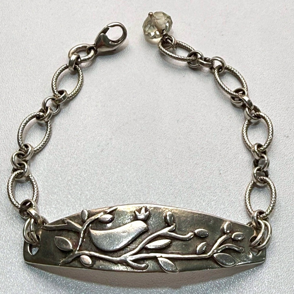 Sterling Silver Birds of the Air Bracelet Clothed With Truth Holly Lane Designs